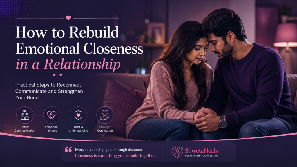 How to Rebuild Emotional Closeness in a Relationship