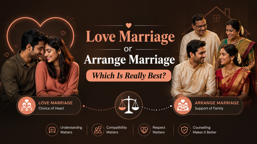 Love Marriage or Arrange Marriage