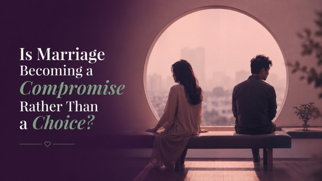 Marriage Becoming a Compromise